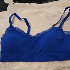 Nwt ARULA Vibrant Blue Lace Bralette- Size A